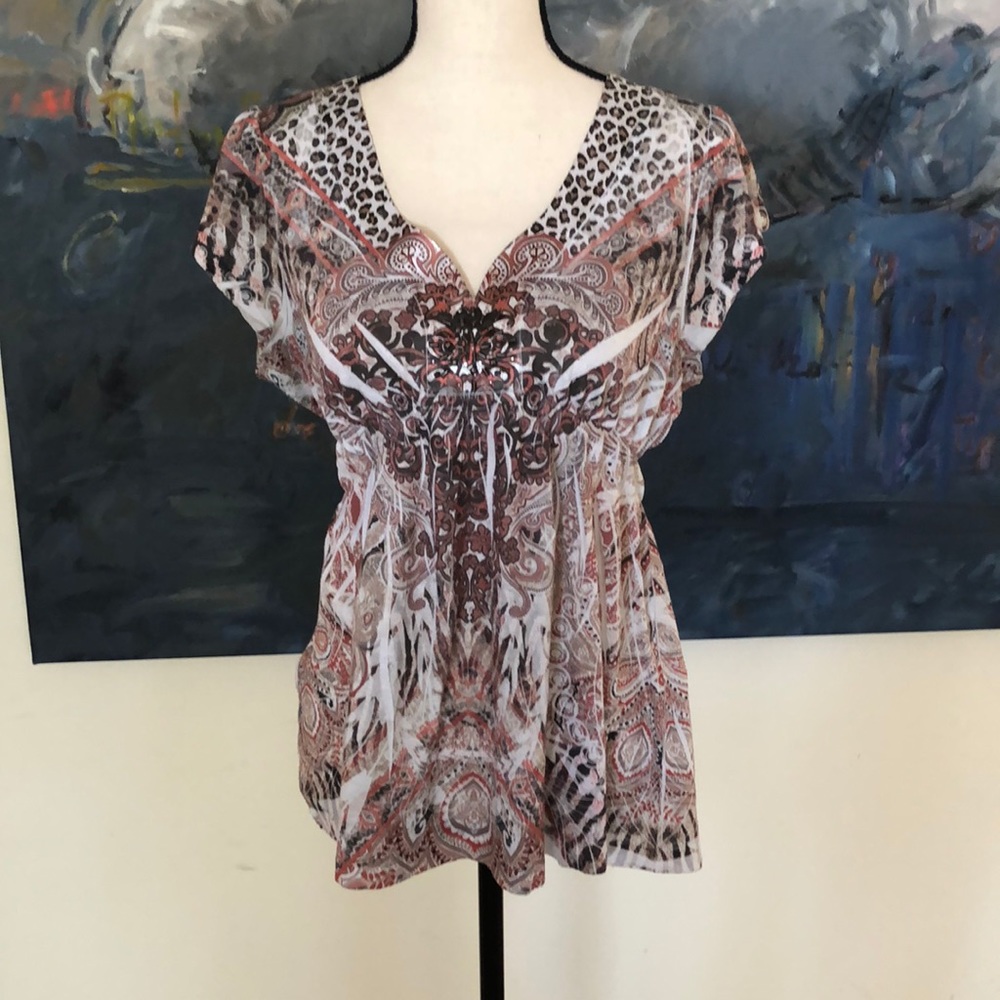 Apt 9 short sleeve vneck top
